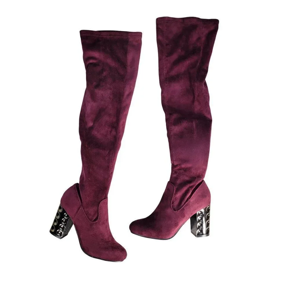 Carlos by Carlos Santana Quantum Over-the-Knee Boots Sz 7.5M